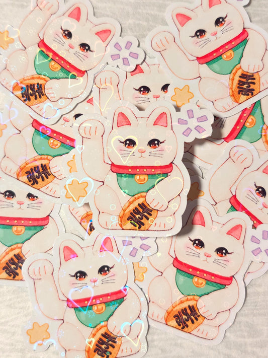 Cute Maneki Neko Sticker