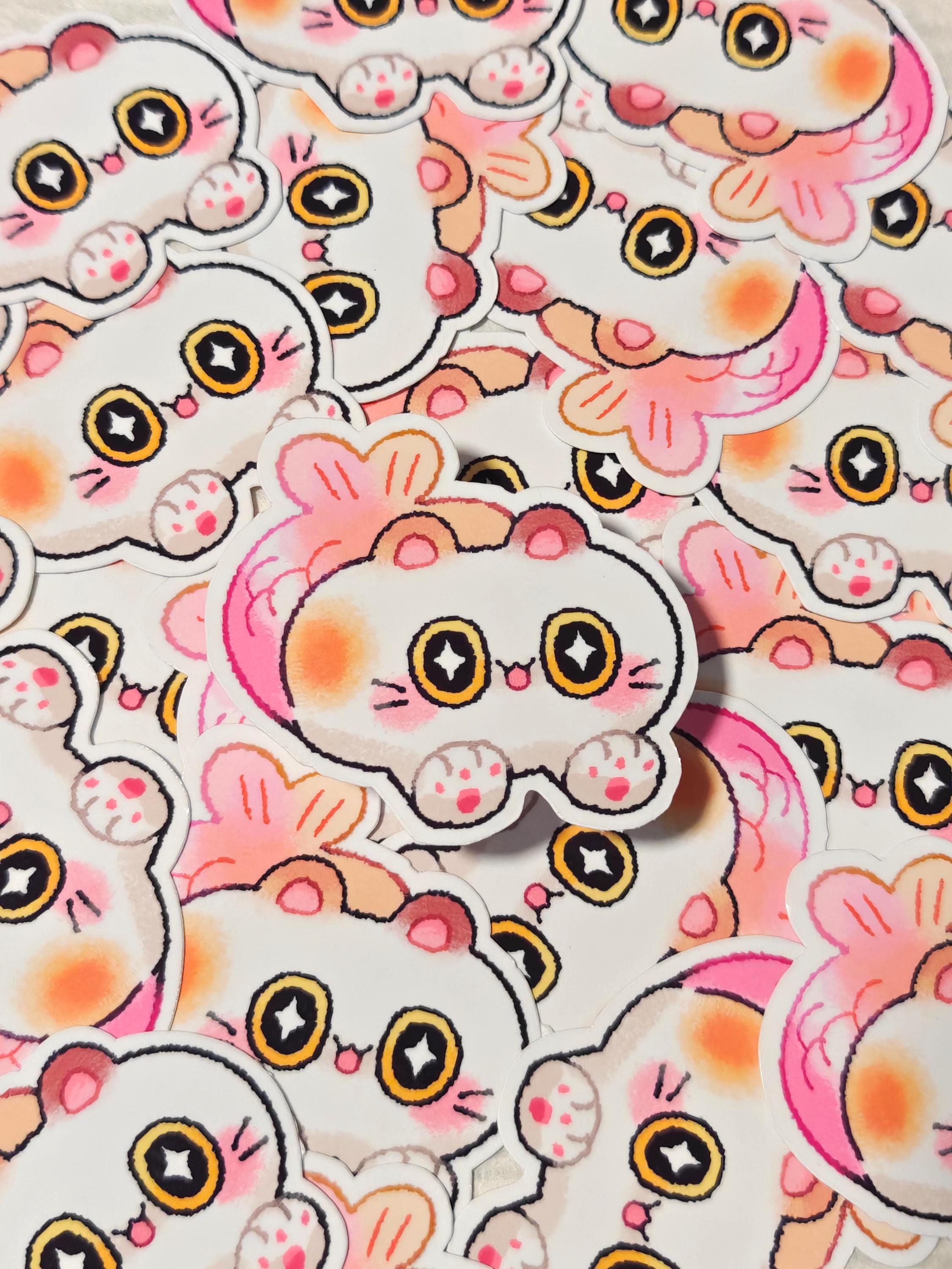 Glossy Mercat Vinyl Sticker