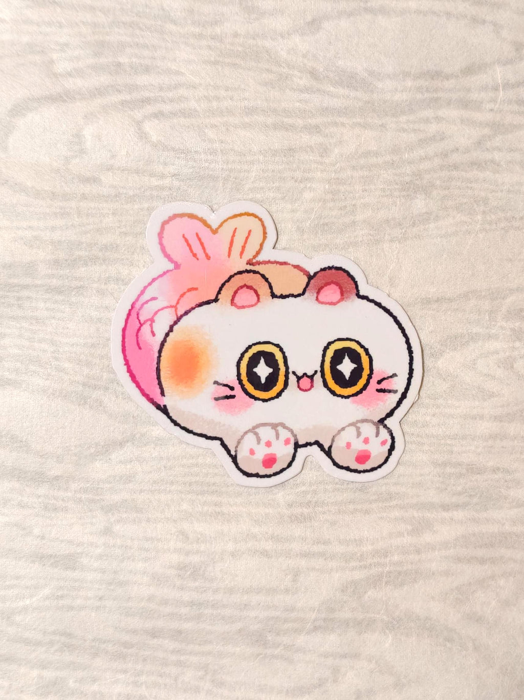 Glossy Mercat Vinyl Sticker