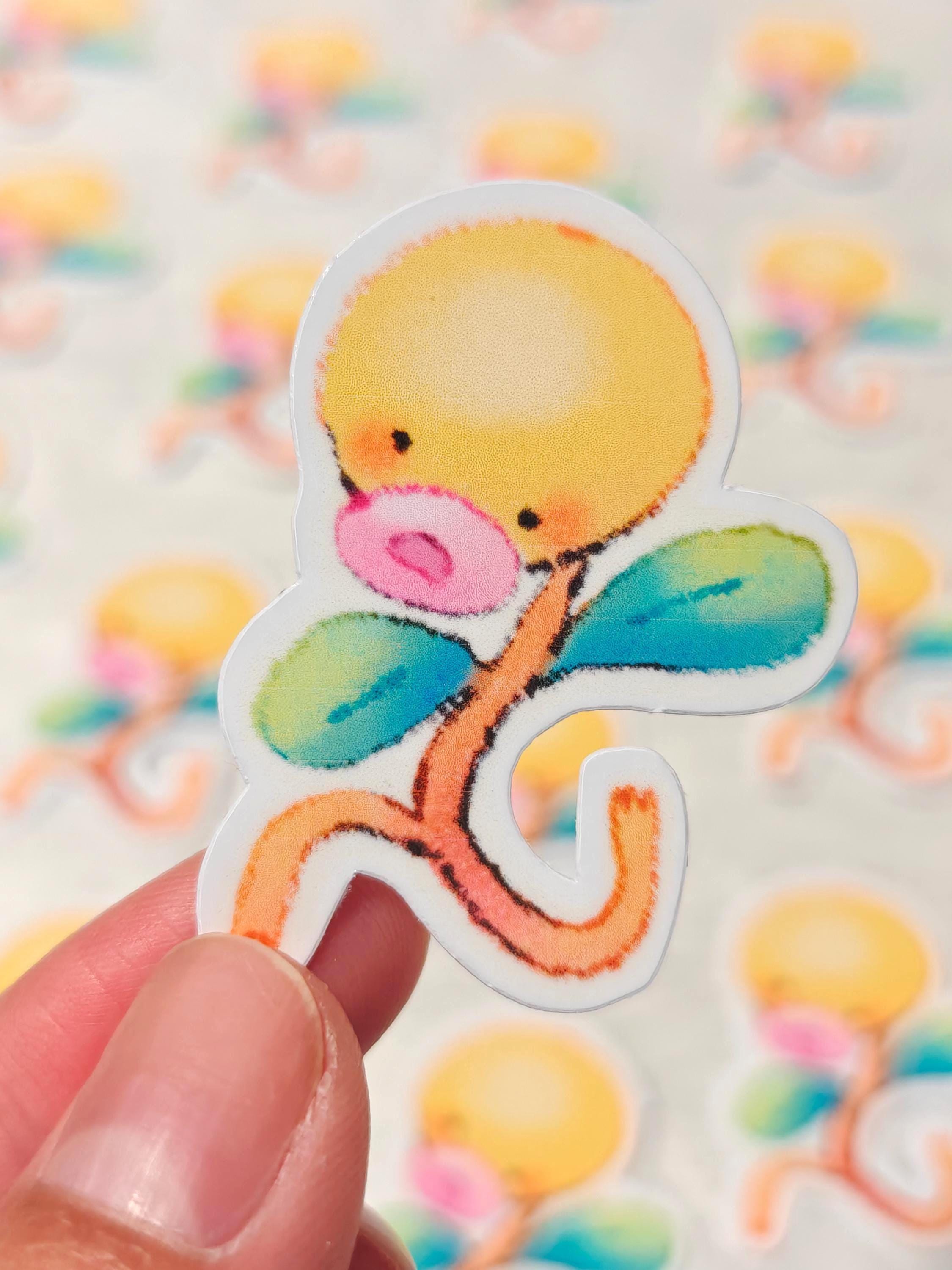Glossy Pocket Friends Vinyl Sticker ~ Bellsprout
