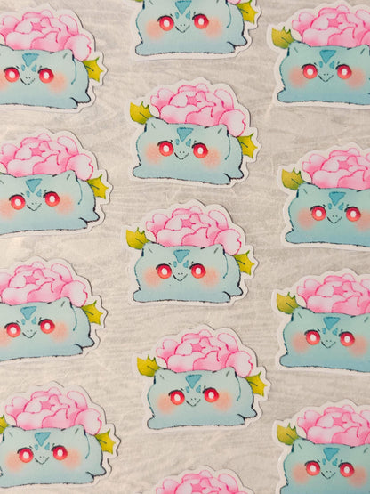 Cute Pokémon Sticker ~ Bulbasaur Rose