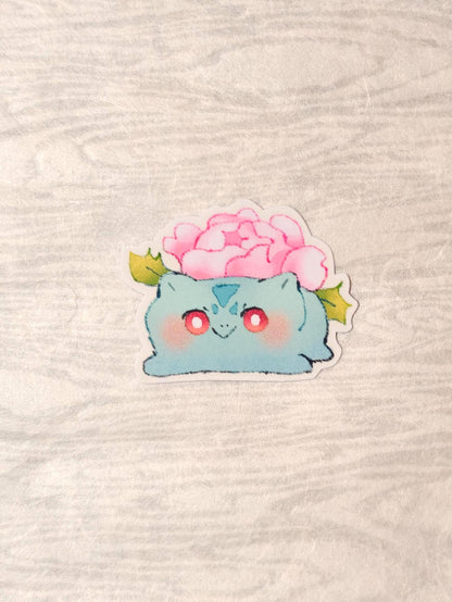 Cute Pokémon Sticker ~ Bulbasaur Rose