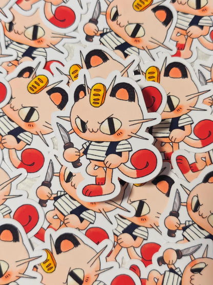 Cute Pokémon Sticker ~ Meowth