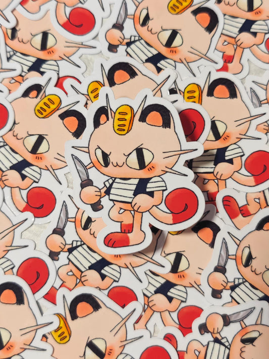 Cute Pokémon Sticker ~ Meowth
