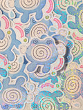 Holographic Pocket Friends Vinyl Sticker ~ Poliwhirl