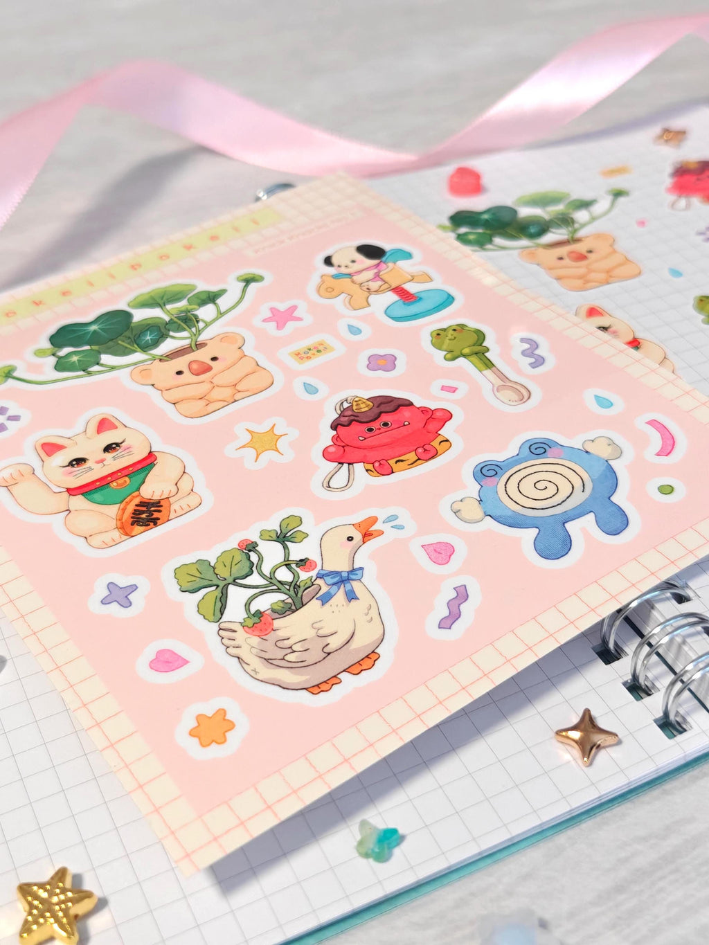 Glossy Knick Knacks Vinyl Die-Cut Sticker Sheet