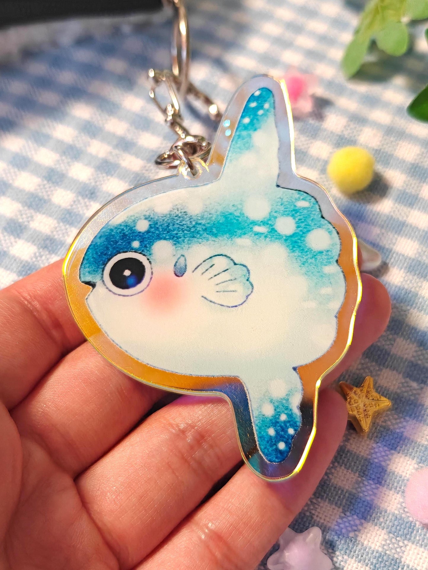 Cute Acrylic Keychain - Mola Mola