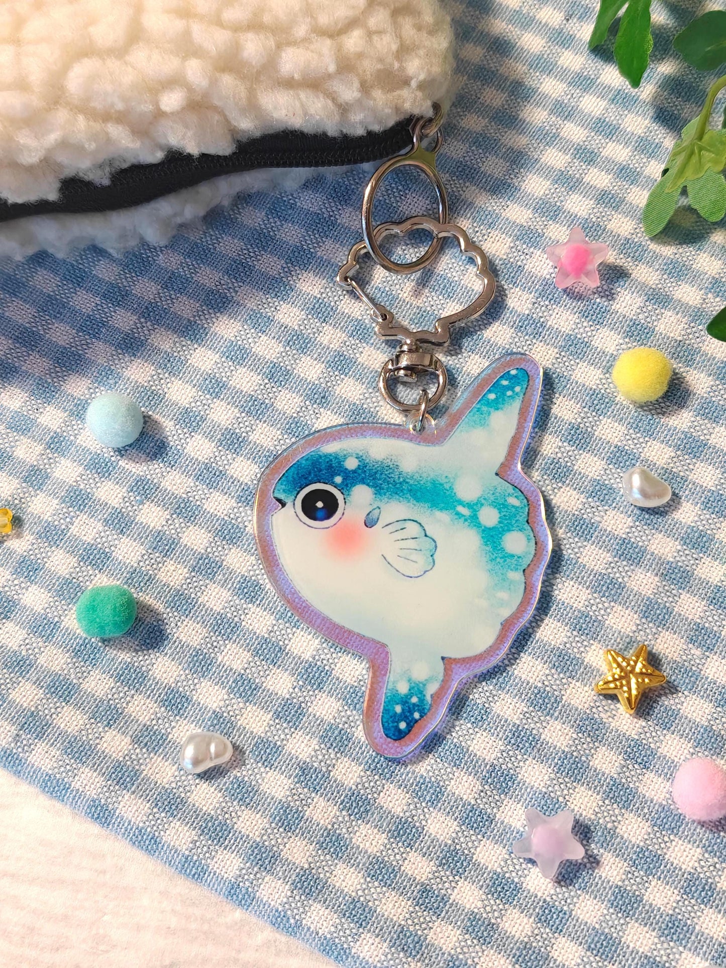 Cute Acrylic Keychain - Mola Mola