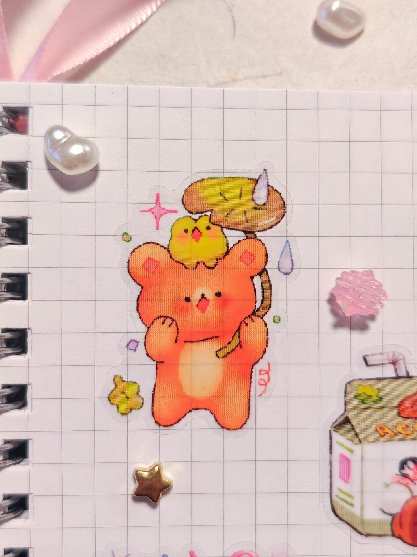 Super Cute Whimsy Pals Sticker Sheet