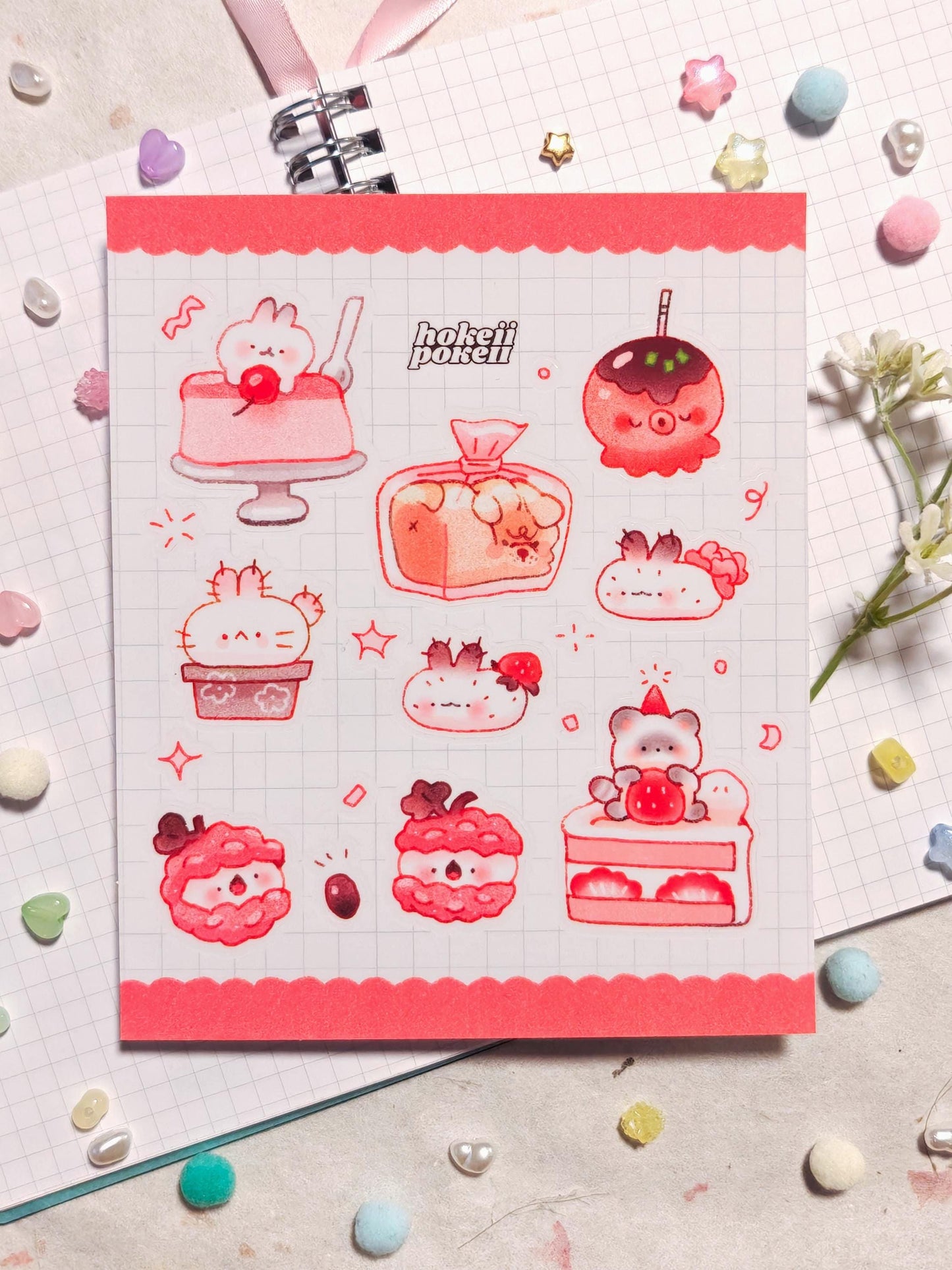 Super Cute Munchie Friends Sticker Sheet