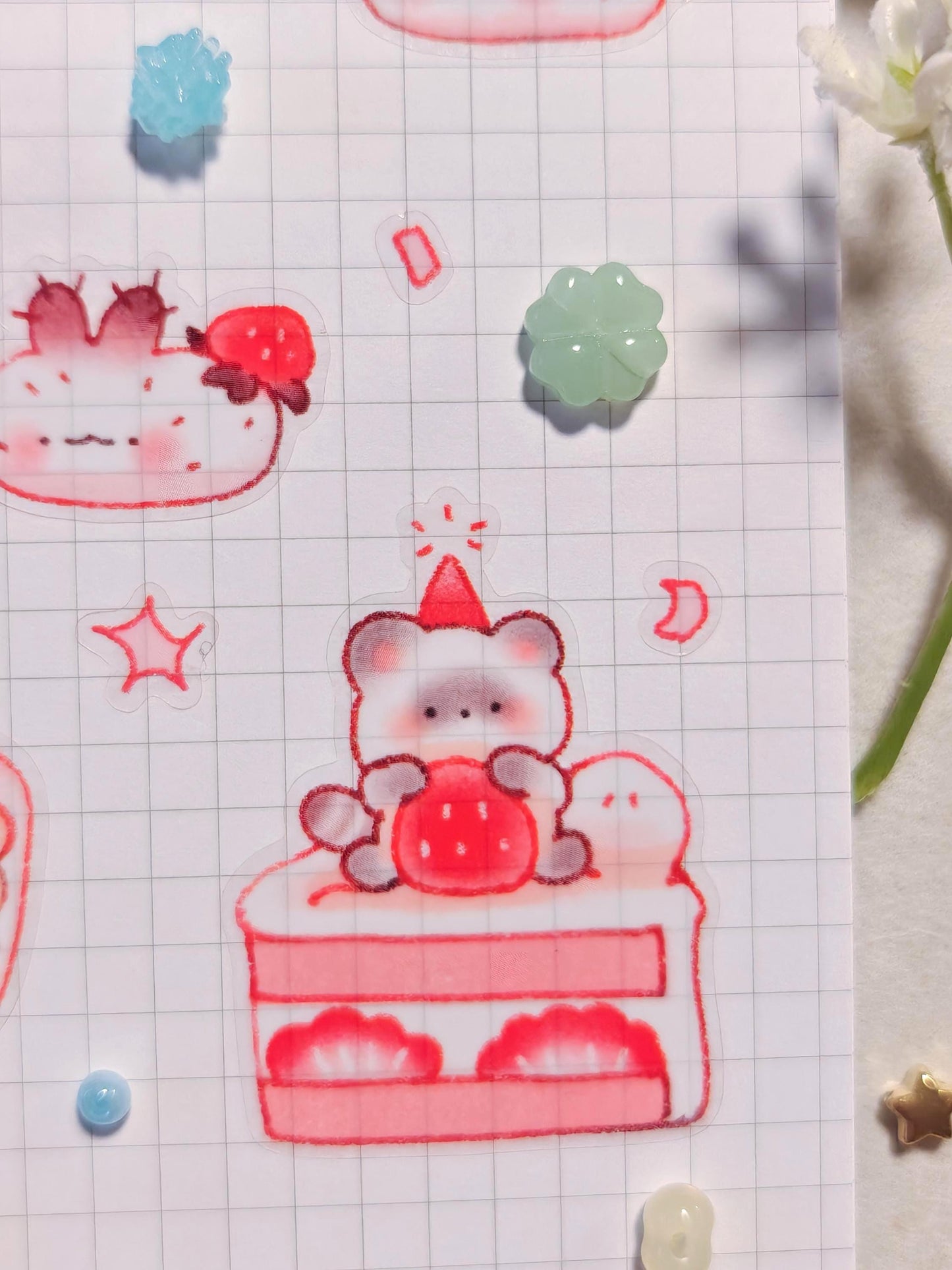 Super Cute Munchie Friends Sticker Sheet