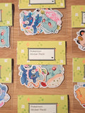 Glossy Holographic Pokemon Vinyl Sticker Pack