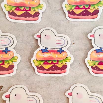 Gull Burger Sticker