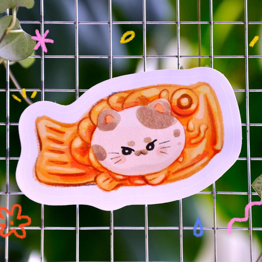 Taiyaki Cat Sticker